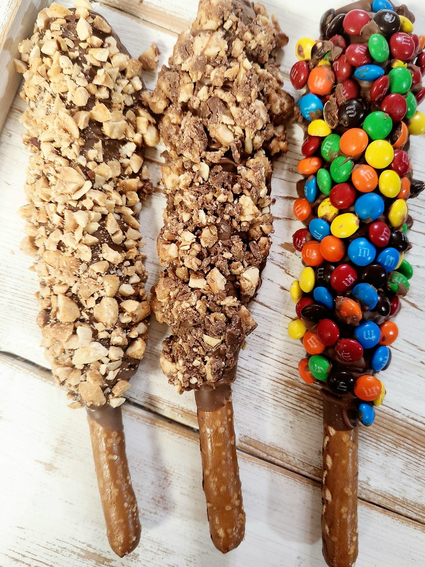 Christmas Caramel Covered Chocolate Dipped Pretzels